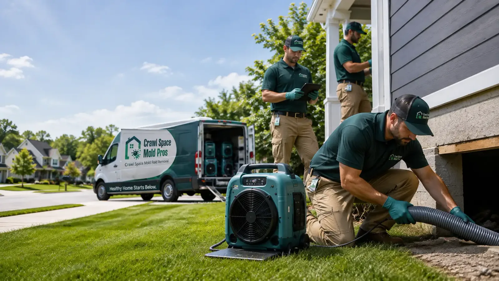 Crawl Space Mold Removal in Crooksville, OH